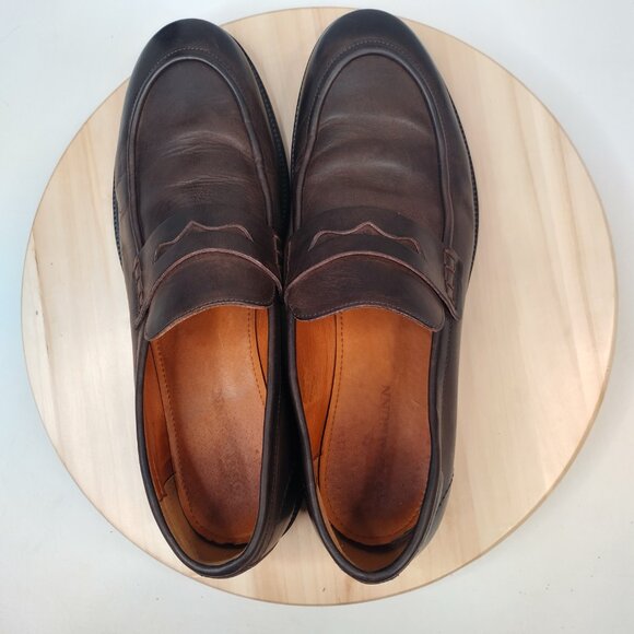 Rodd & Gunn Portobello Mocc Slip On Brown Penny Loafers ZX0518 Men 46/ US 13 - Picture 7 of 12